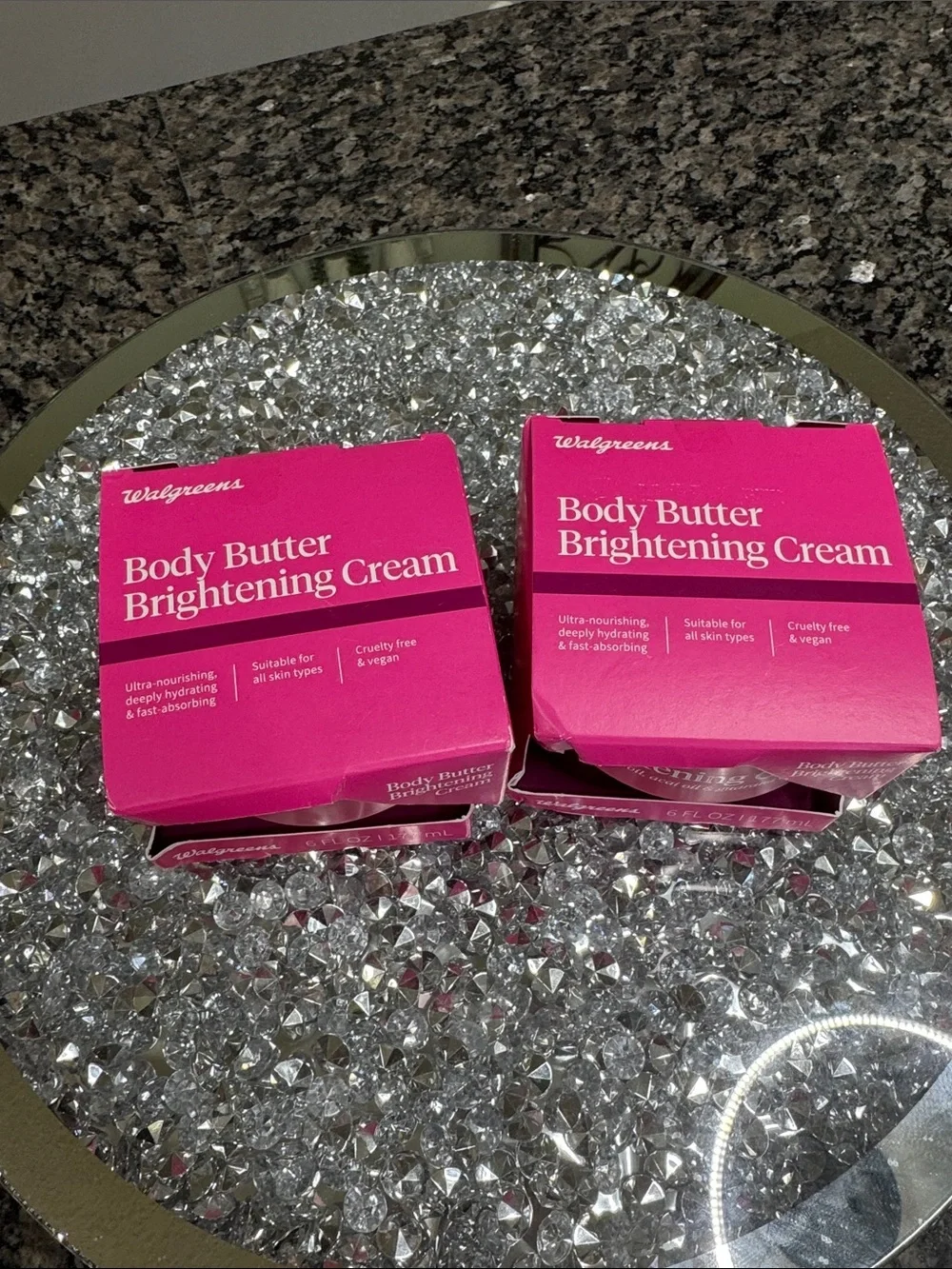 Walgreens Brightening Body Butter Cream - Pink